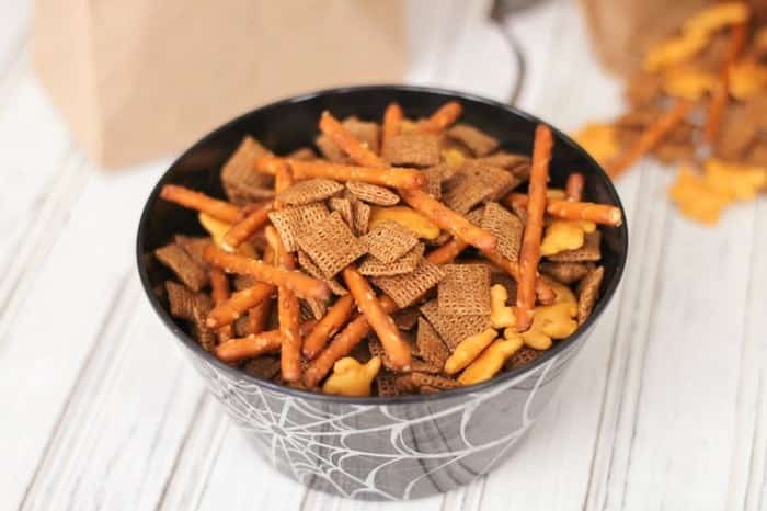 Real food pretzel snack mix. it's savory and delicious and only takes minutes to prepare. Perfect for your next party!