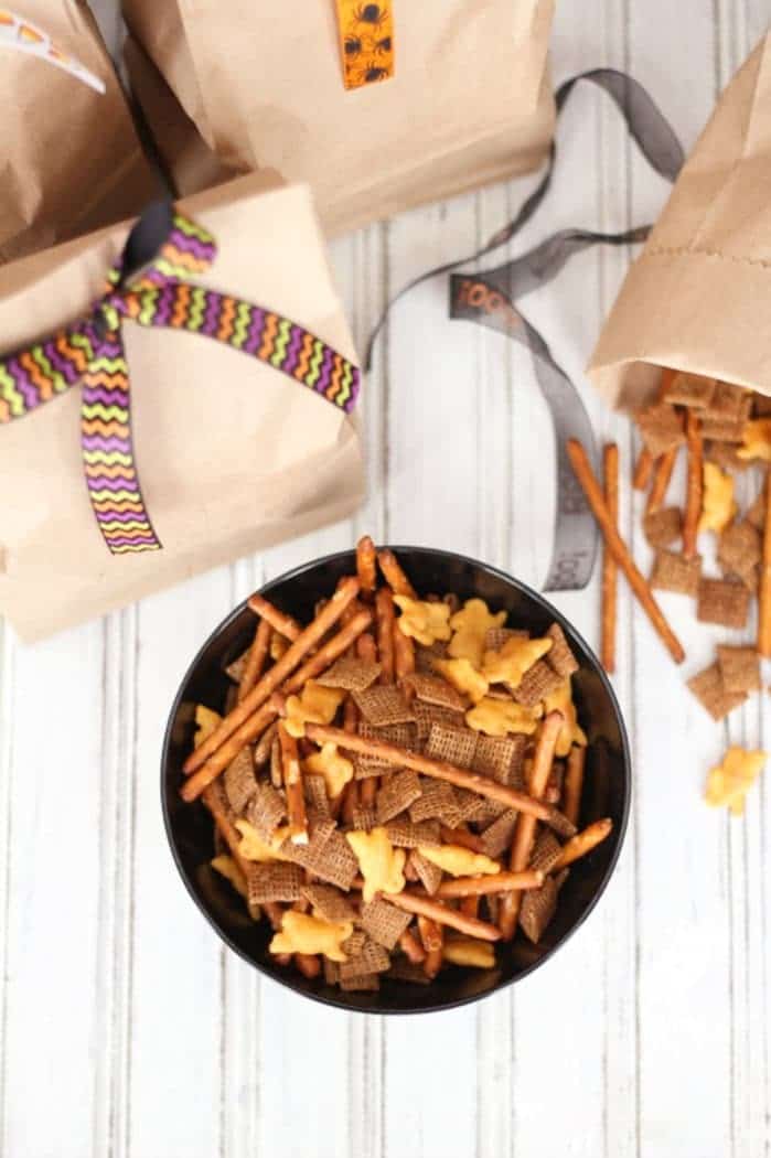 Real food pretzel snack mix. it's savory and delicious and only takes minutes to prepare. Perfect for your next party!