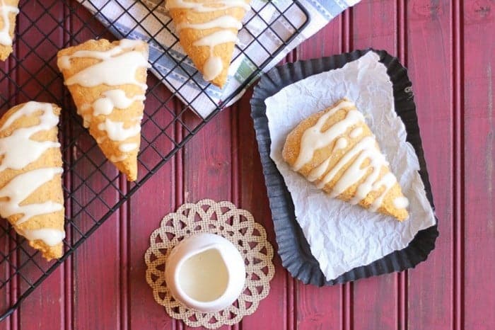 The very best whole food pumpkin scones! It's hard to believe they are sweetened naturally!