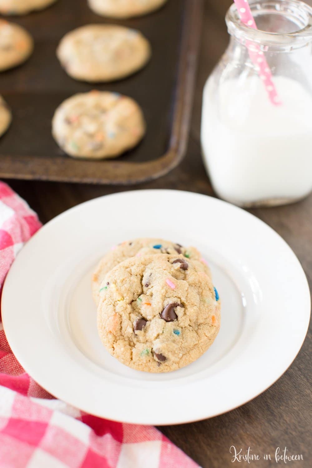 Chocolate Chip Sprinkle Cookies