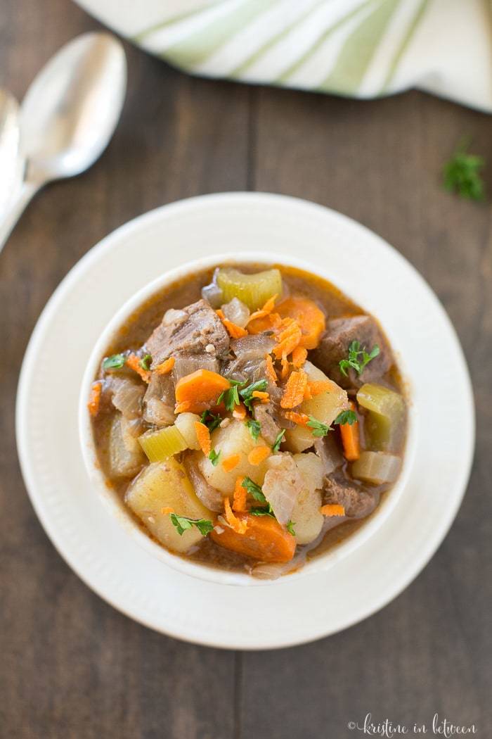 The BEST Instant Pot Beef Stew - Kristine's Kitchen