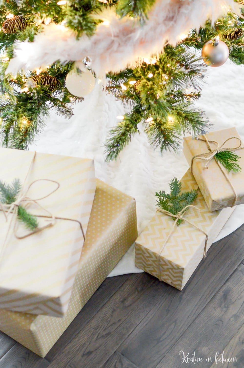 Awesome gift wrapping tricks for people who hate wrapping! Save time and have beautiful gifts this year!