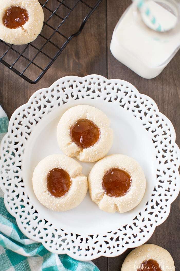 Our favorite strawberry thumbprint cookie recipe! These cookies are perfect any time of year!