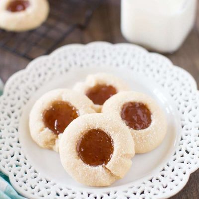 Strawberry Thumbprint Cookies | Kristine in between