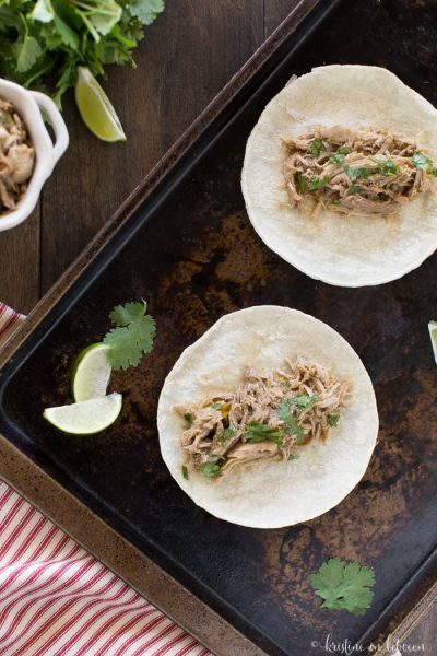 Make this quick and easy pork carnitas for dinner on busy nights!