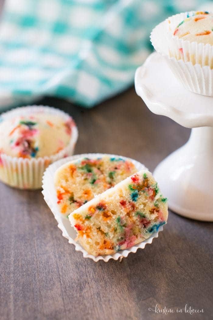 You'll love these easy small-batch birthday cake muffins!