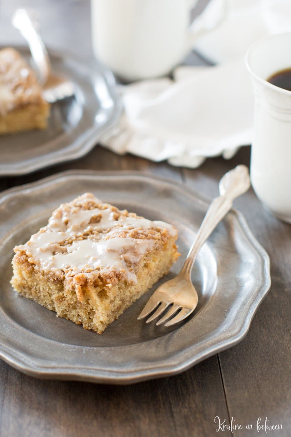 This banana crumb cake is the perfect small-batch breakfast or brunch recipe!