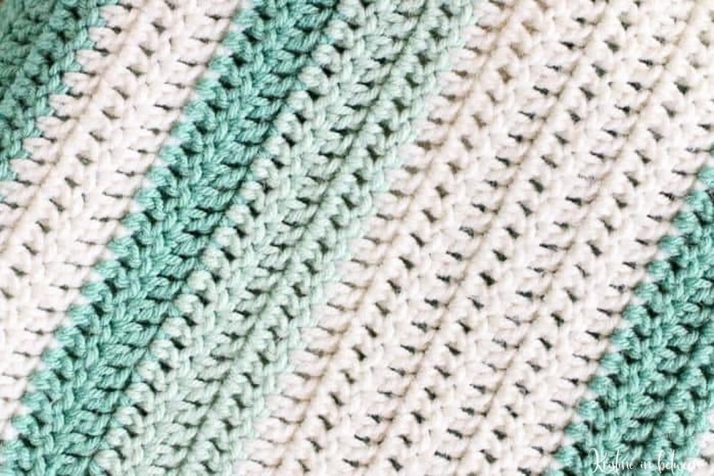 double crochet stitch blanket