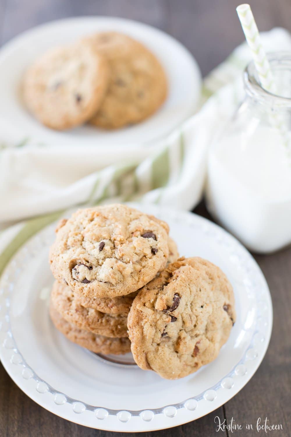 There's nothing better than thick and chewy chocolate chip coconut cookies! This is an easy one-bowl recipe!