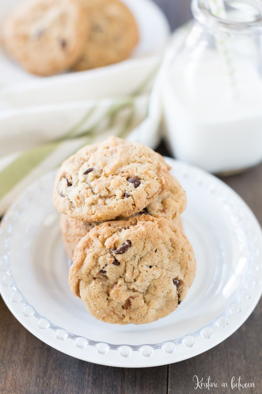 You'll love these easy chocolate chip coconut cookies that you can make in one-bowl and in under 30 minutes!