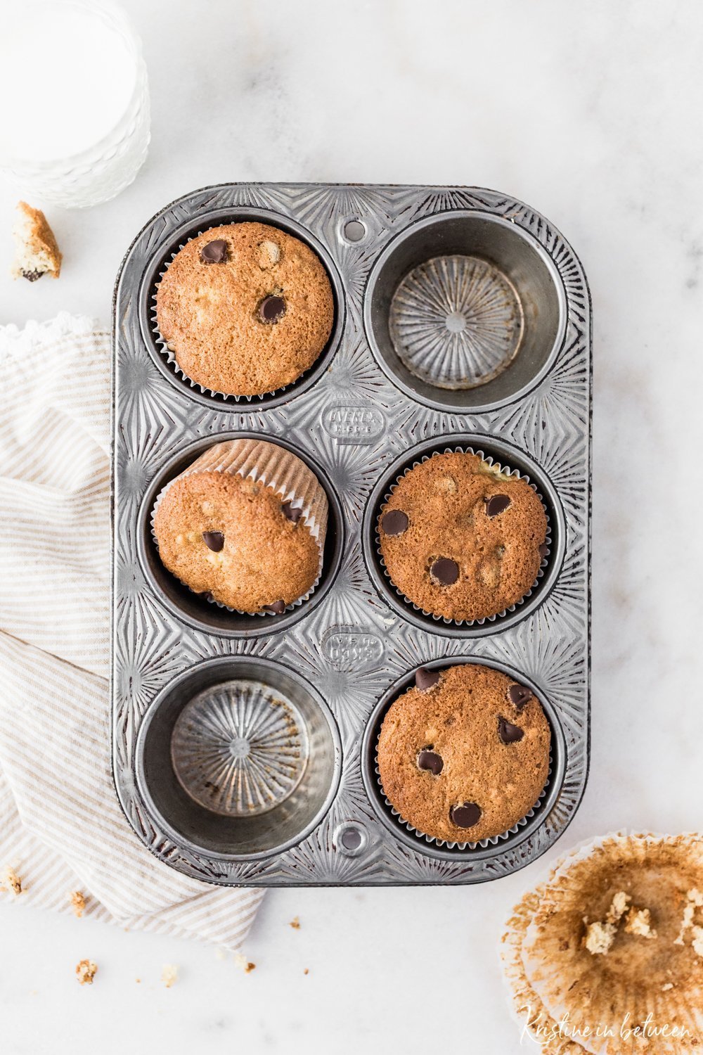 Chocolate Chip Banana Bread Muffins