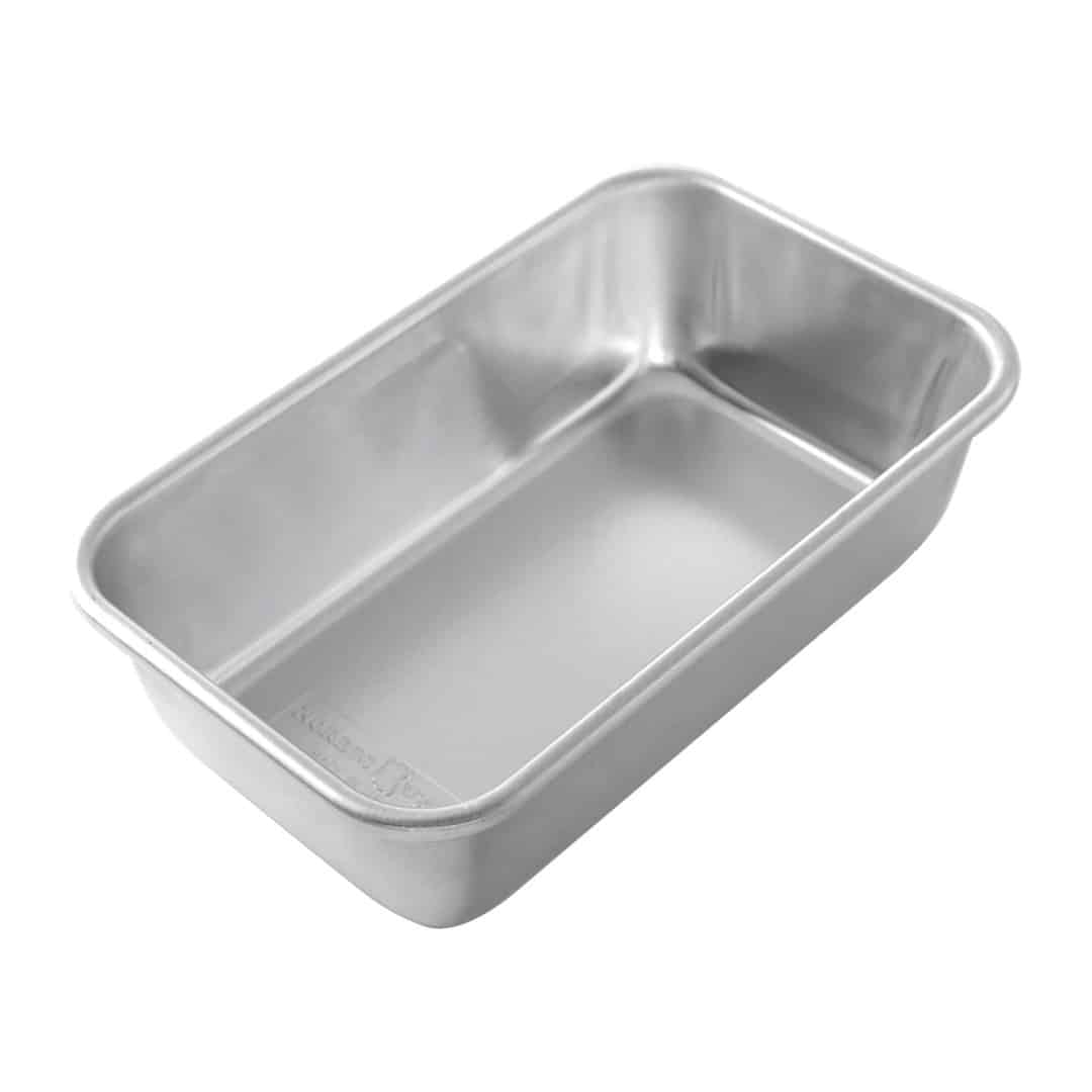 Nordic Ware Naturals 9x5 inch loaf pan.