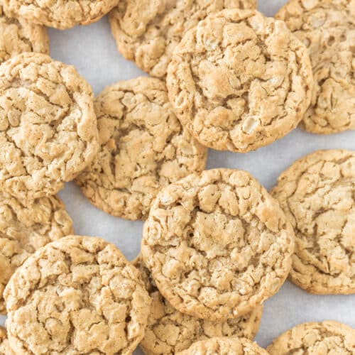 Chewy Peanut Butter Oatmeal Cookies | Kristine in Between