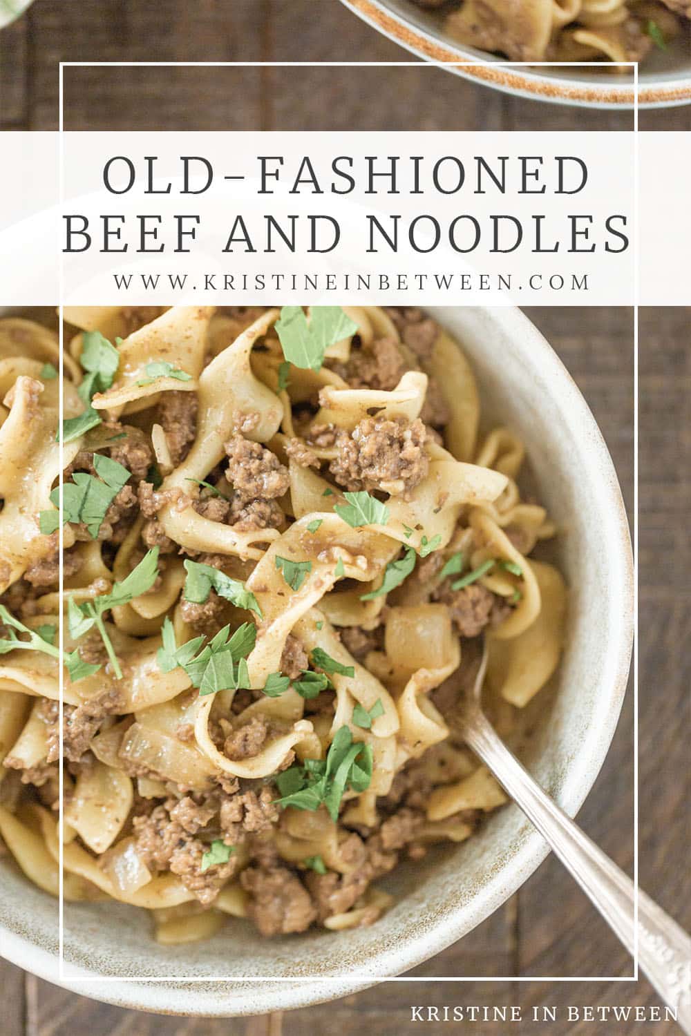 Old-Fashioned Beef and Noodles | Kristine in Between