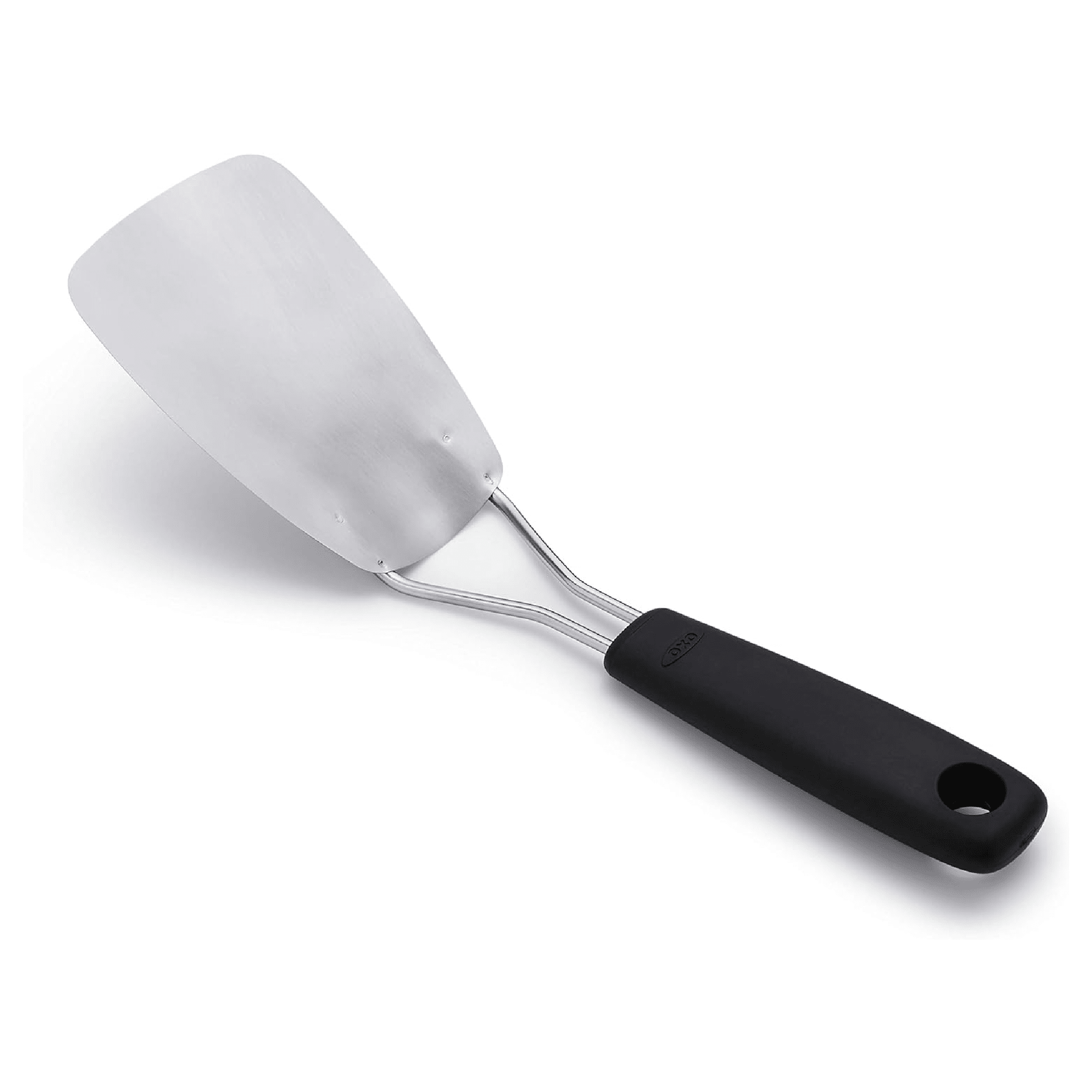 A metal cookie spatula.
