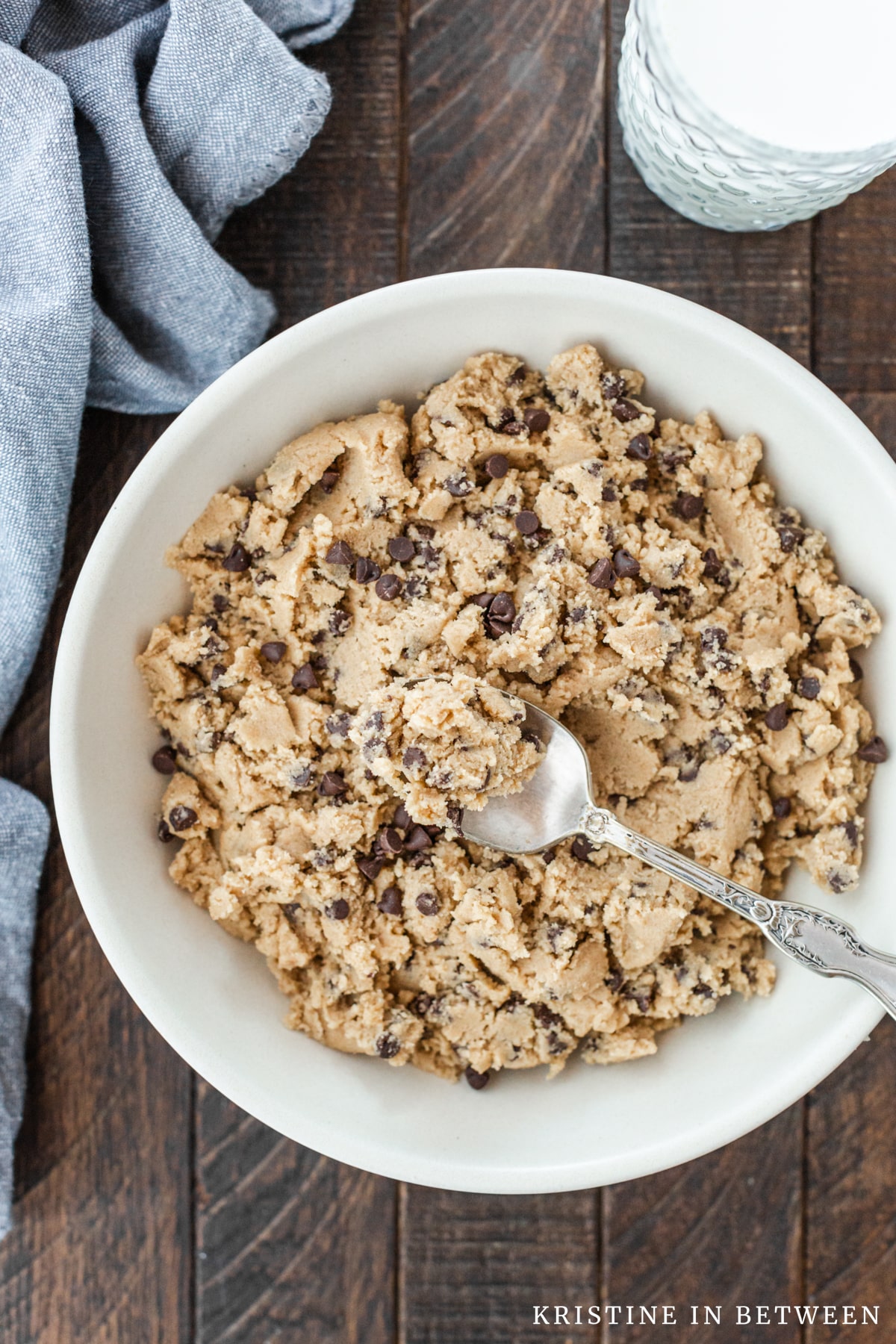 Healthier Edible Cookie Dough | Kristine in Between