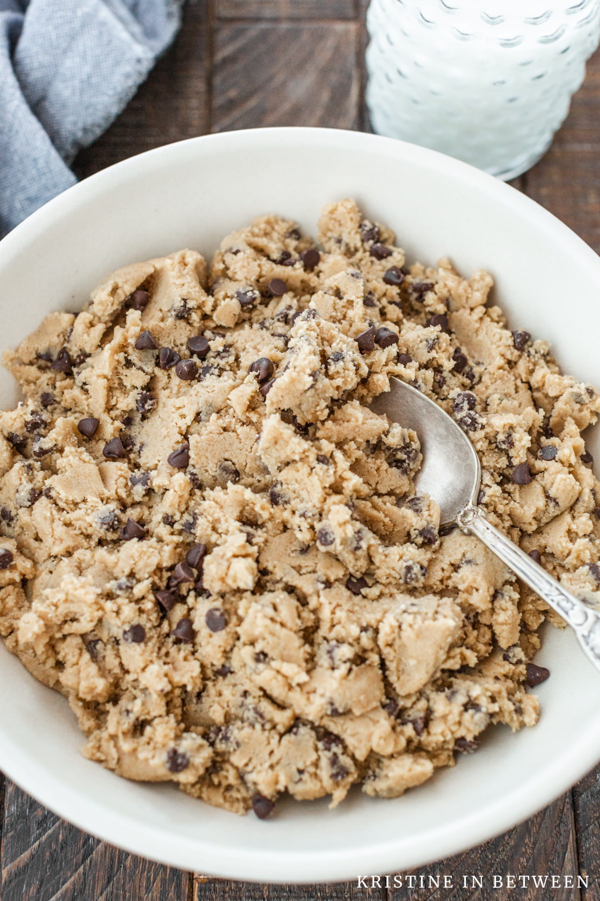 Healthier Edible Cookie Dough | Kristine in Between