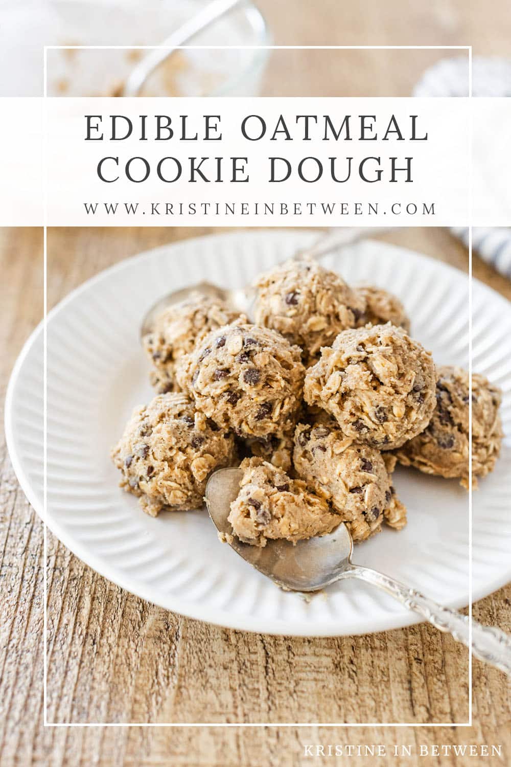 Edible Oatmeal Cookie Dough Kristine in Between