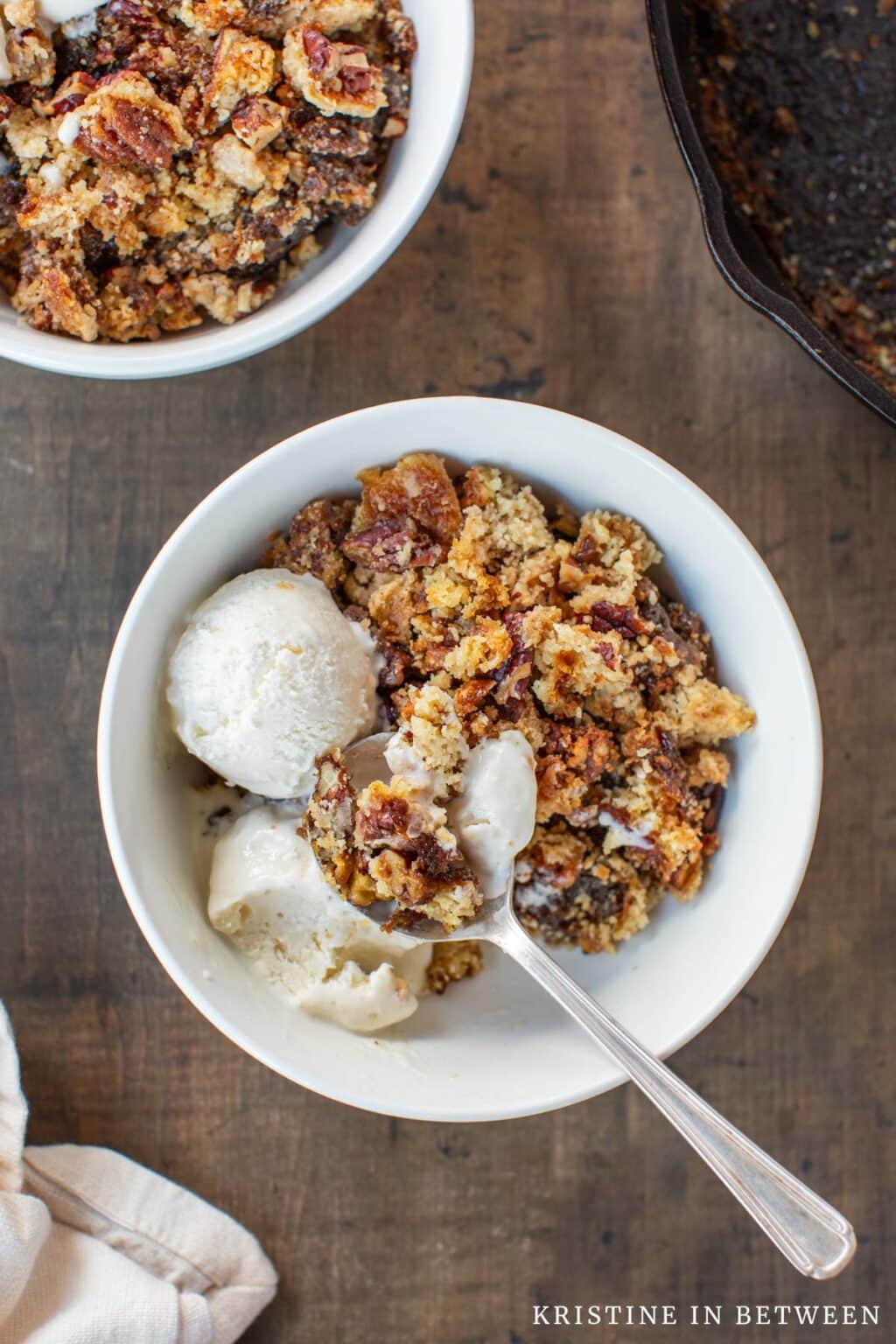 Pecan Pie Dump Cake (Skillet) | Kristine in Between