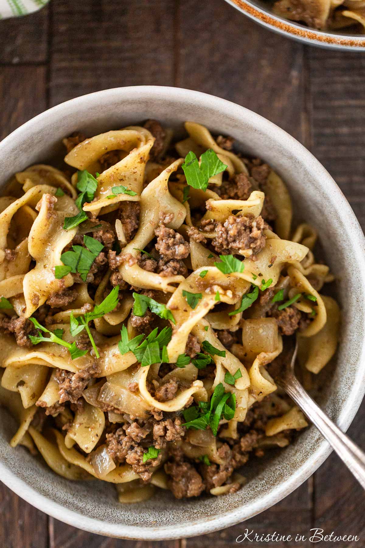 Old-Fashioned Beef and Noodles | Kristine in Between