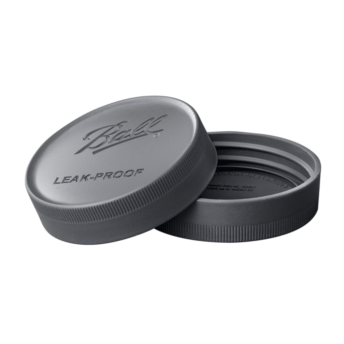 Gray Ball leak-proof mason jar lids for everyday use.