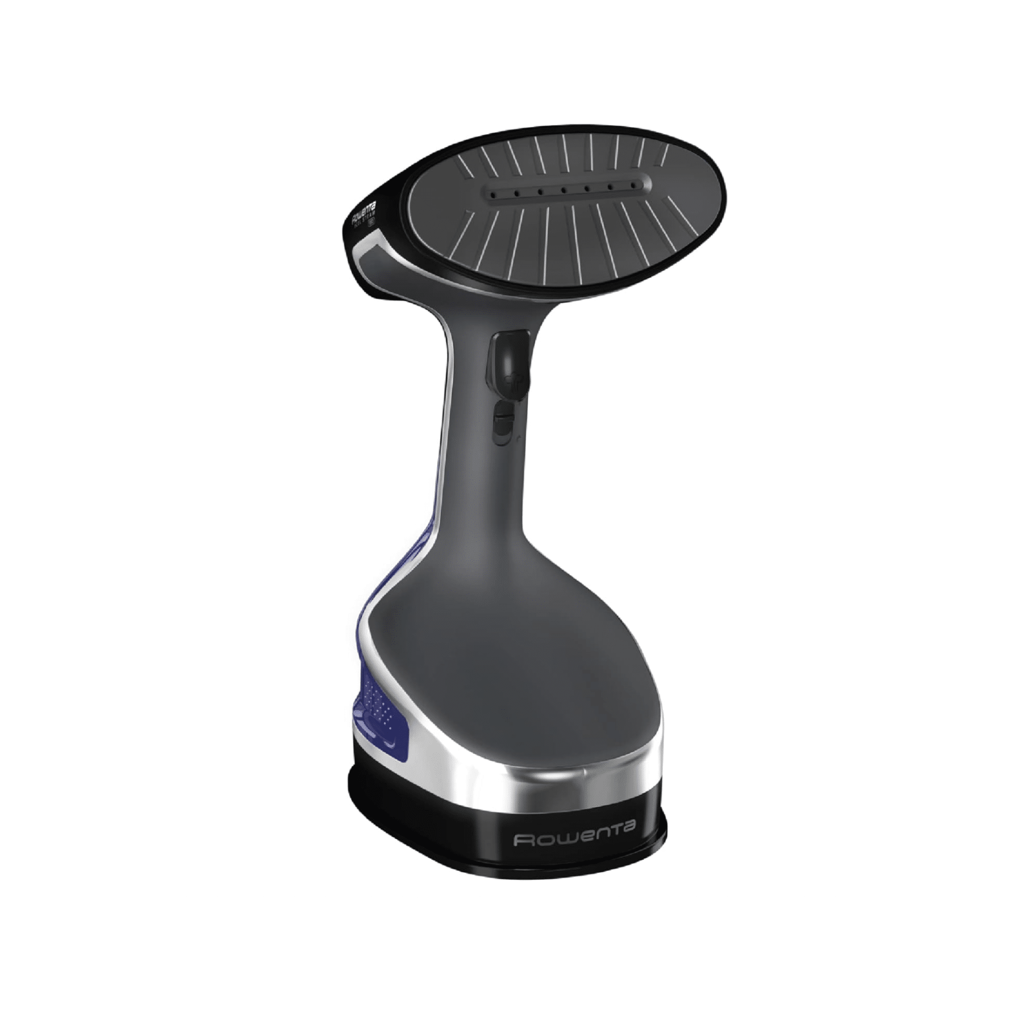 A handheld Rowenta steamer.